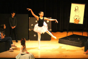 ACDS Arts young ballet girl on stage