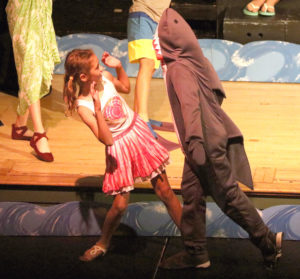 ACDS theatre two students on stage performing